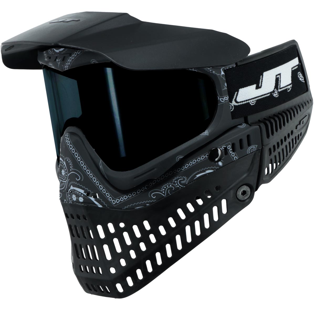 JT ProFlex Bandana Goggle LE Black w Smoke Lens