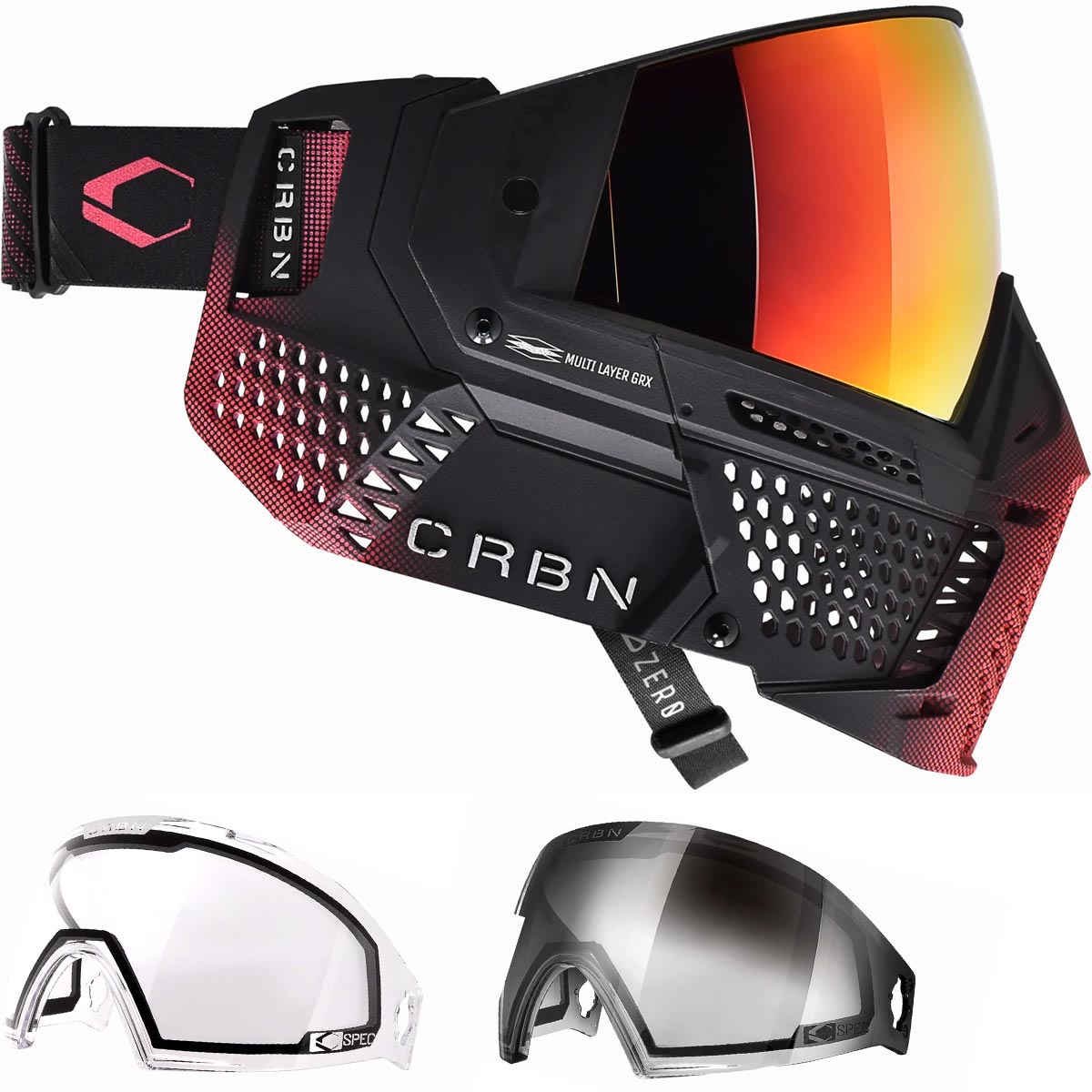 CRBN Zero GRX Goggle Half Tone Pink Less Coverage