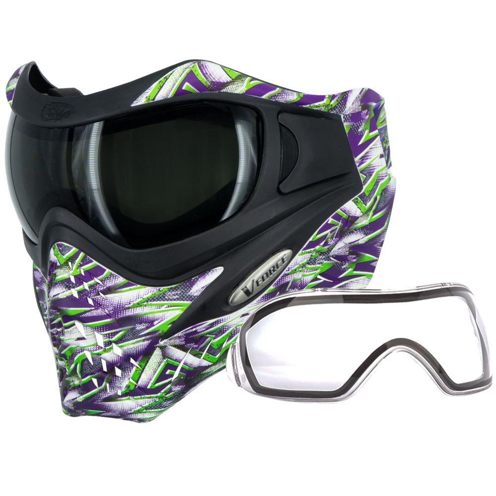 VForce Grill SE Spangled Villian Mask w Smoke and Clear Lens