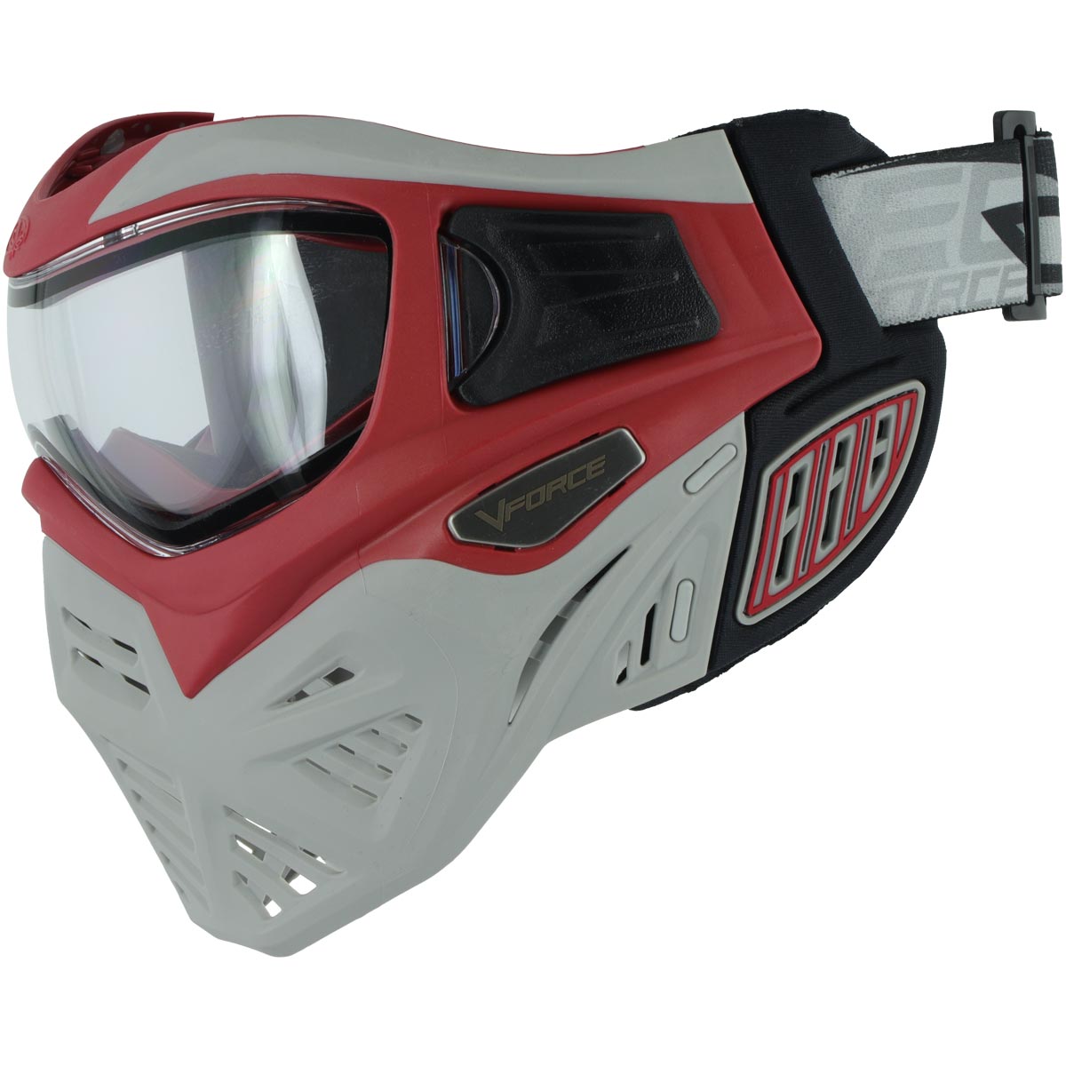 VForce Grill 2.0 Paintball Mask Dragon Red Grey