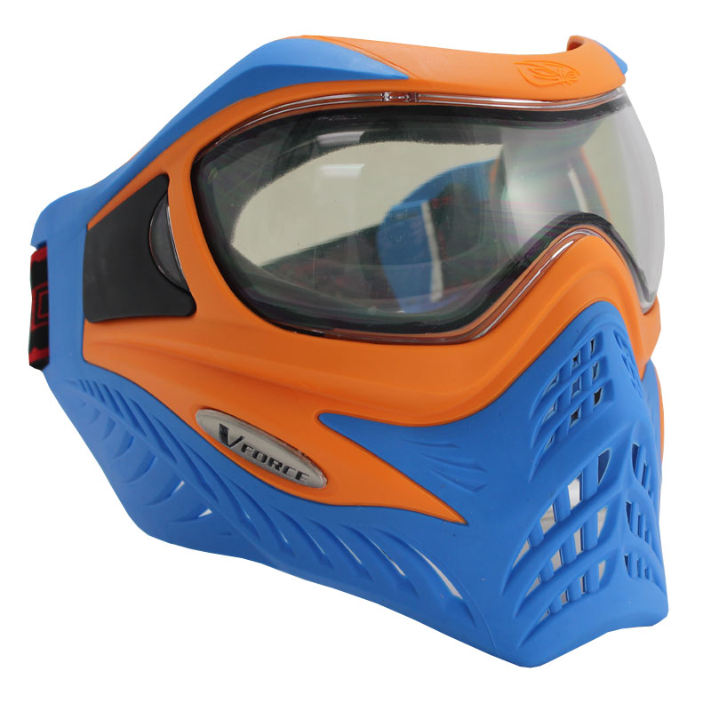 VForce Grill Paintball Mask SC Thermal Orange/ Blue