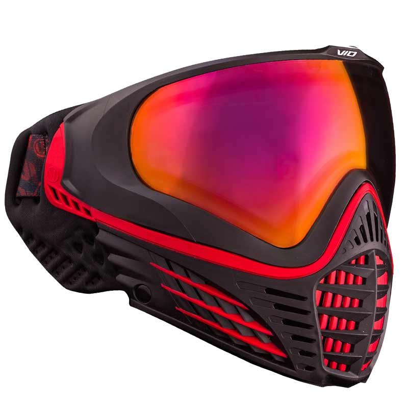 Virtue VIO Contour Thermal Paintball Goggle - Black Fire