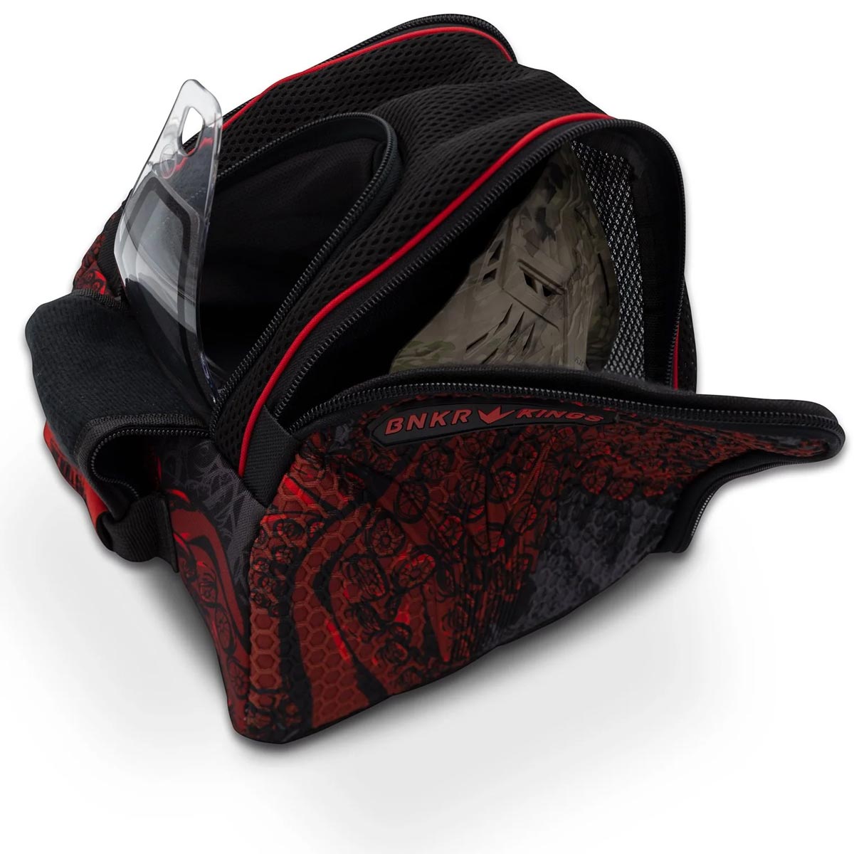 Bunkerkings Supreme Goggle Bag Red Tentacles