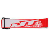 JT Proflex Woven Goggle Strap TAO Aftermath Red White