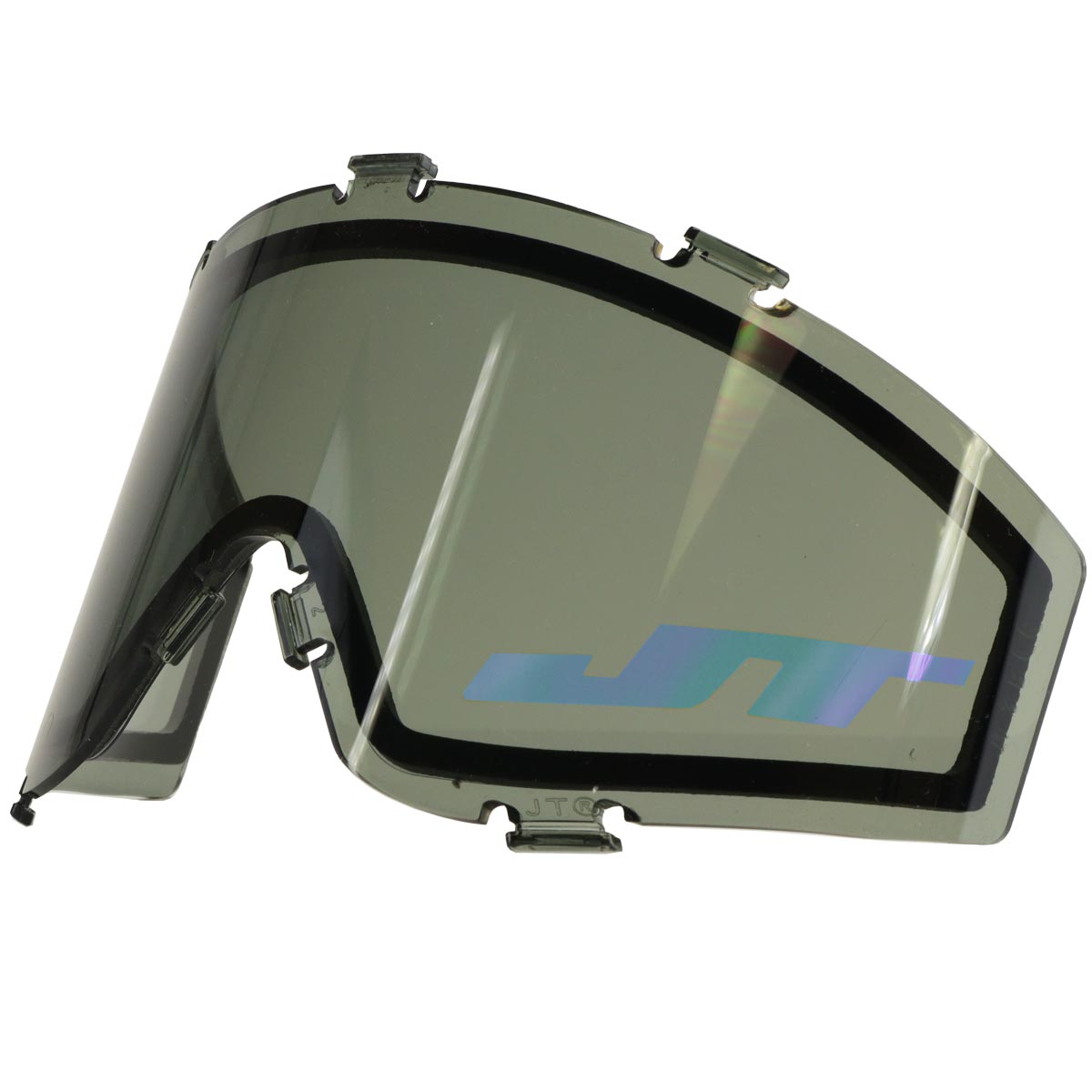 JT ProFlex Spectra Lens Thermal Smoke with Blue Mirror Logo