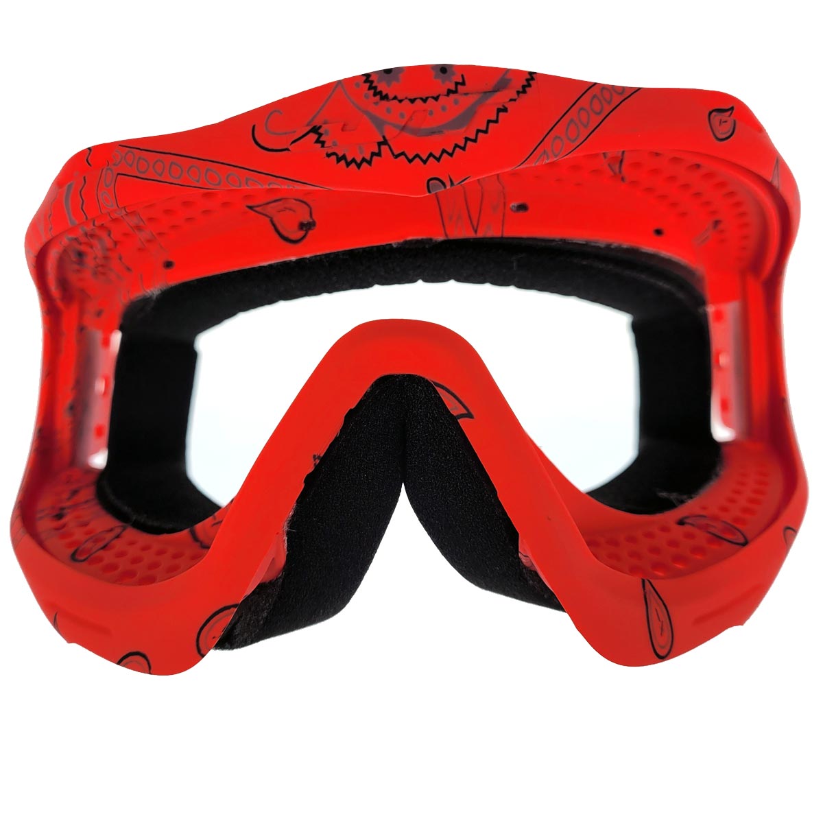 JT ProFlex Goggle Frame Bandana Red