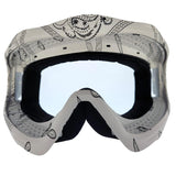 JT ProFlex Goggle Frame Bandana White