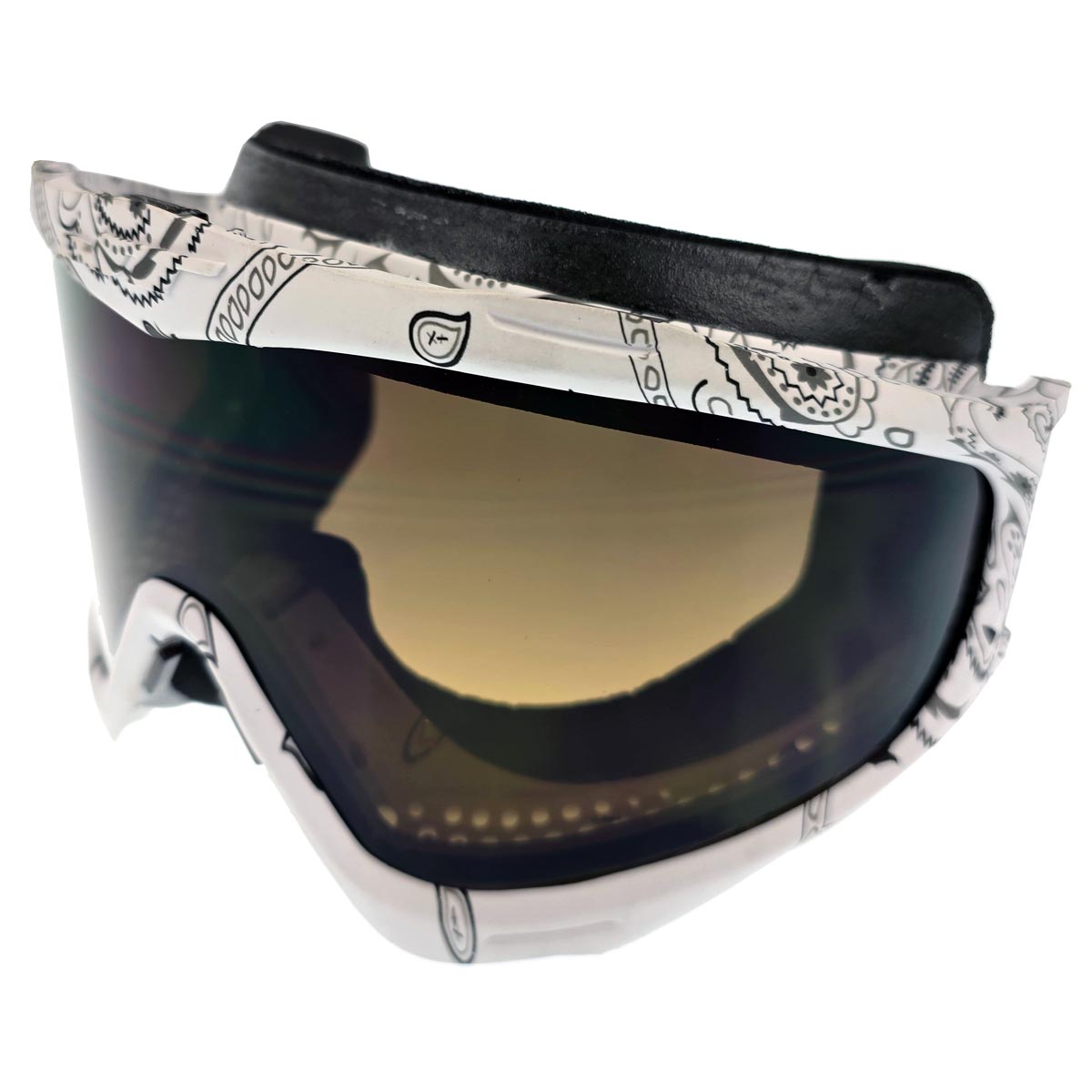 JT ProFlex White Bandana Frame Bronze Gradient Lens Combo