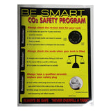 Paintball Co2 Safety Banner - Yellow