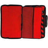 Exalt Carbon Series Marker Case Black Red XL