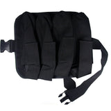 4 Pouch Paintball Harness Black with Clip Belt