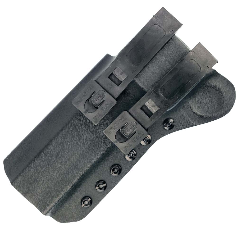 120 Kydex Roscoe Pistol Holster Right Hand with Malice Clips Black