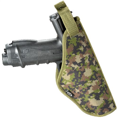 BT 08 Tactical Paintball Holster Molle Woodland Digital Camo