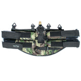 GXG Horizontal 4+1 Paintball Harness Woodland