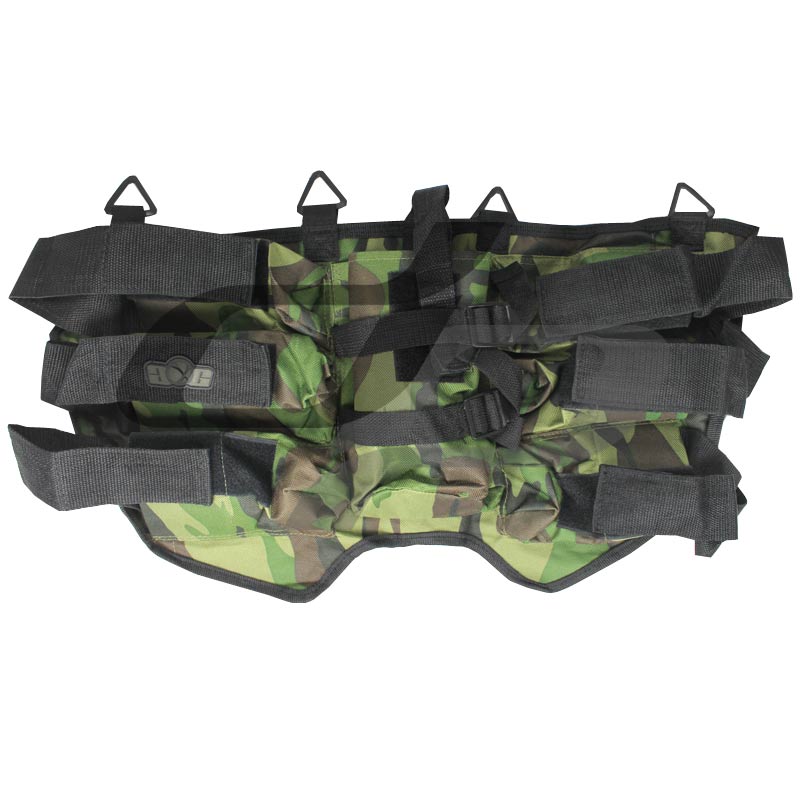 6+1 Paintball Harness Woodland