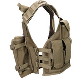 Tippmann Tactical Airsoft/Paintball Vest w Tank Pouch Tan