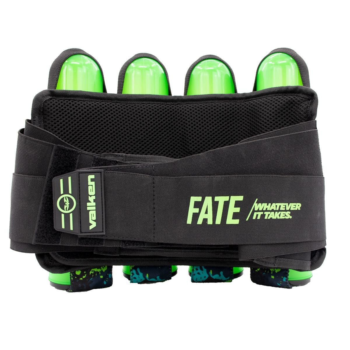 Valken Fate GFX 4+3 Paintball Harness Green Abstract