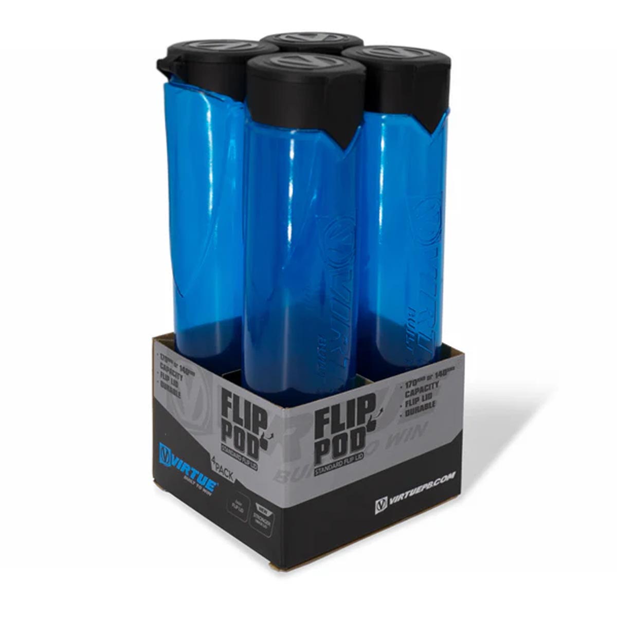 Virtue Flip Pods 170 Round 4 Pack Blue