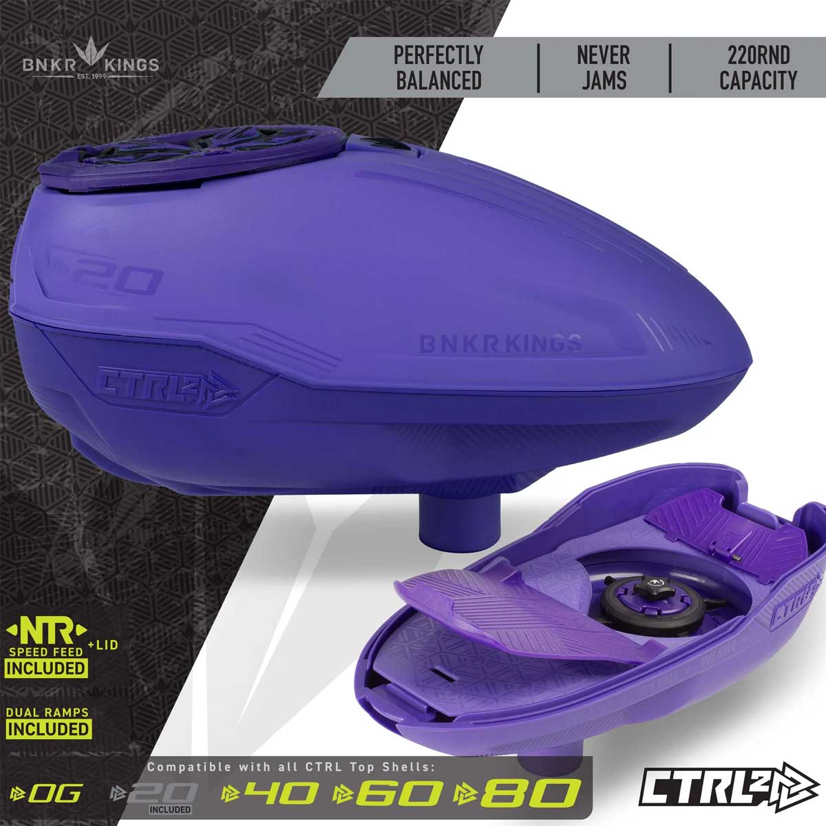 Bunkerkings CTRL2 Loader Dark Purple