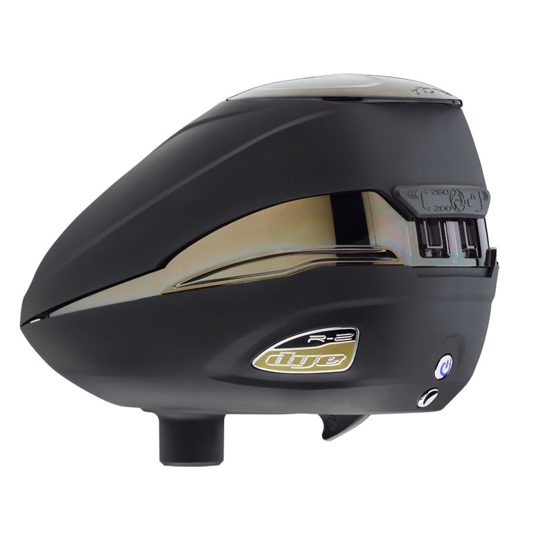 Dye Rotor R2 Paintball Loader Black Gold