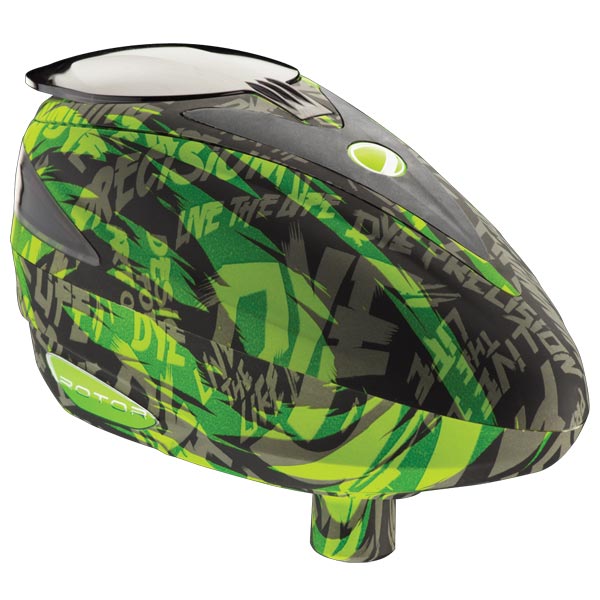 Dye C12 Rotor Paintball Loader 2012 - Tiger Lime