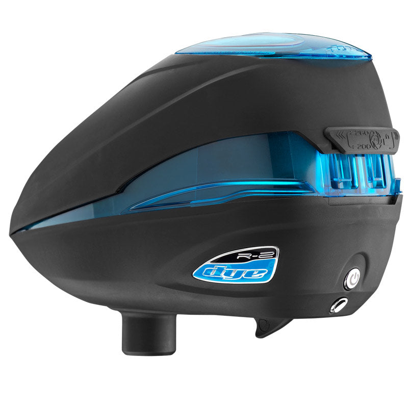 Dye Rotor R2 Paintball Loader - Black / Cyan