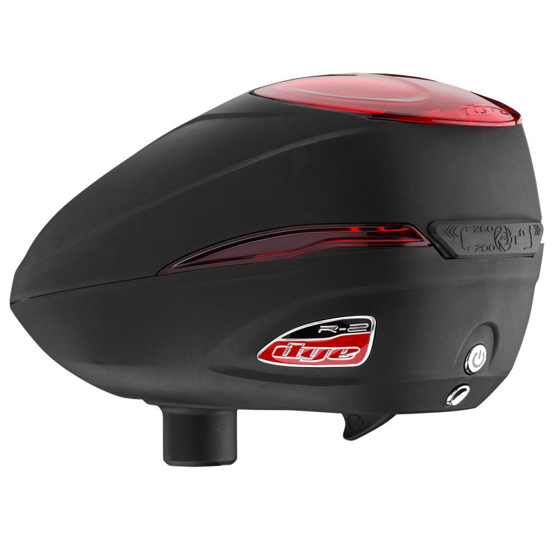 Dye Rotor R2 Paintball Loader - Black / Red