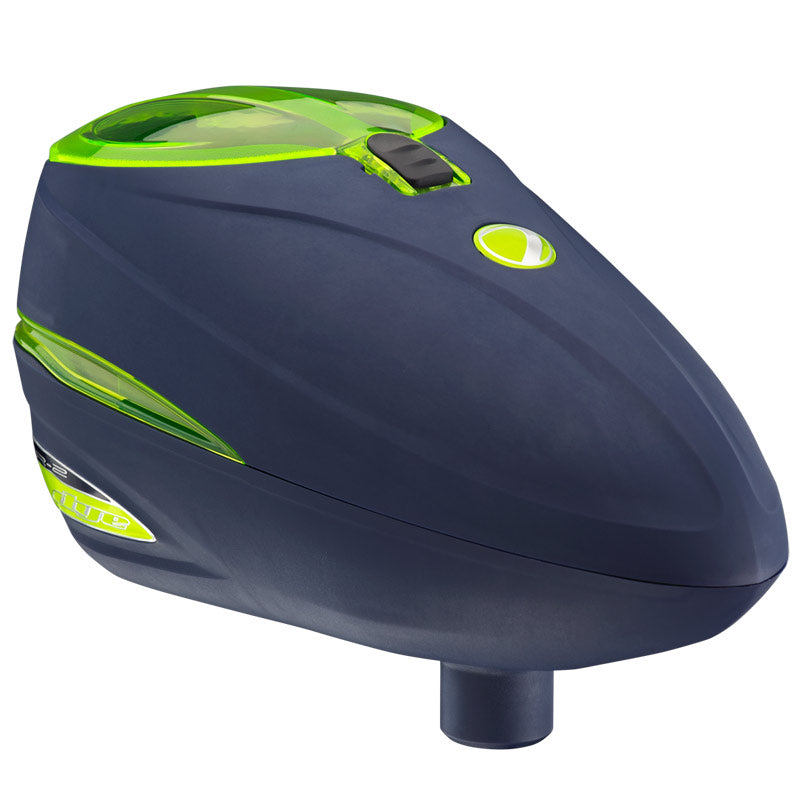 Dye Rotor R2 Paintball Loader Navy Lime