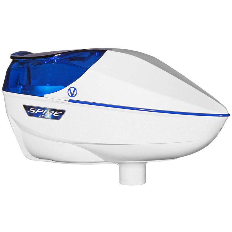 Virtue Spire 260 Paintball Hopper White Blue