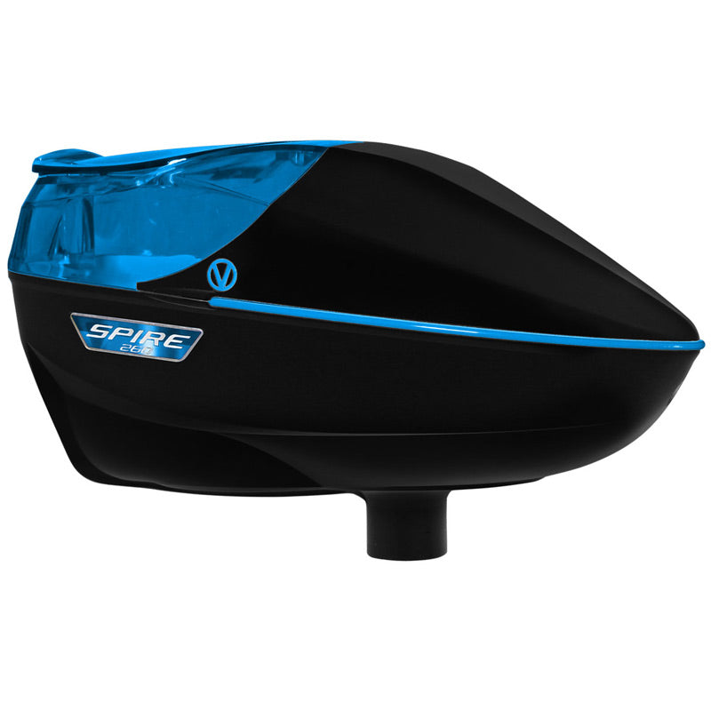 Virtue Spire 260 Paintball Hopper Black Cyan