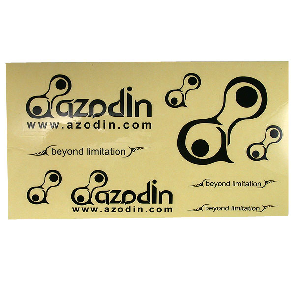 Azodin Sticker Sheet - Black