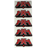 Draxxus Paintball Sticker Red 5 Pack