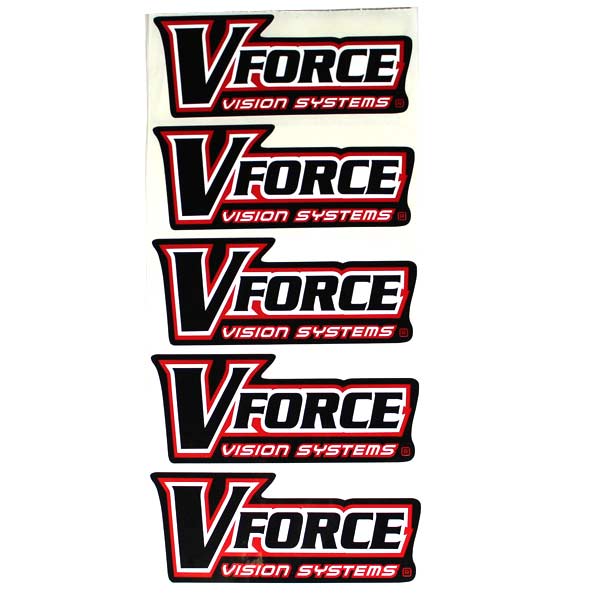 VForce Paintball Sticker Red 5 Pack