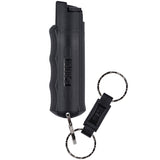 Sabre Pepper Spray with Quick Release Key Ring Black