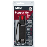 Sabre Rubber Pepper Gel with Reflective Hand Strap Black