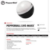 PepperBall Live Maxx Pava (OC) Projectiles 90 Rounds .68 Caliber