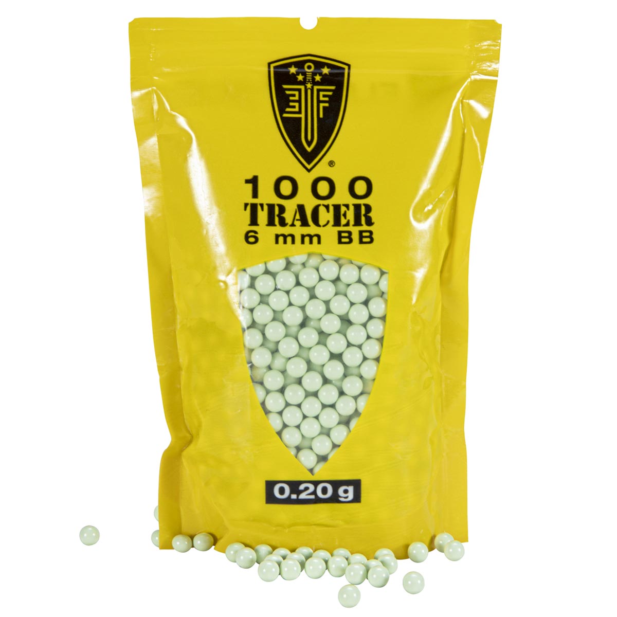 Elite Force Tracer 6MM .20G Airsoft BBs Light Green 1000CT