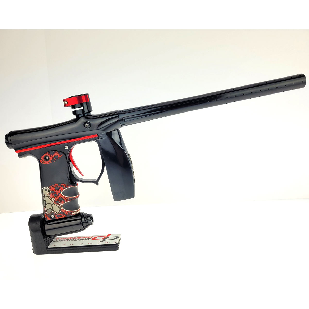 Invert Mini Paintball Gun Black with Red Parts USED