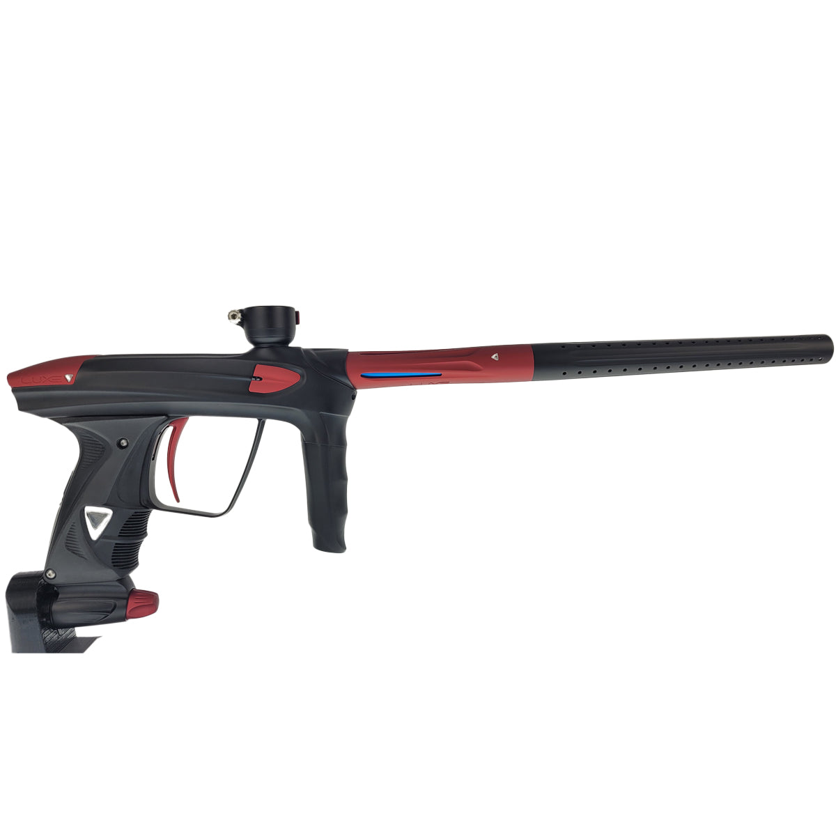 DLX Luxe 2.0 Paintball Marker Black/Red w Case USED