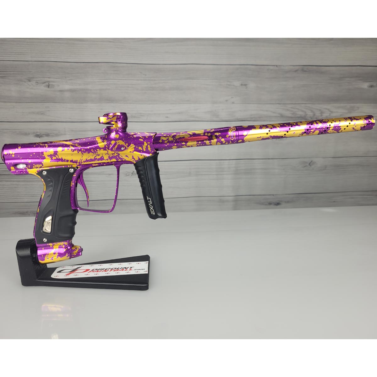 Shocker RSX Paintball Marker Purple Gold USED