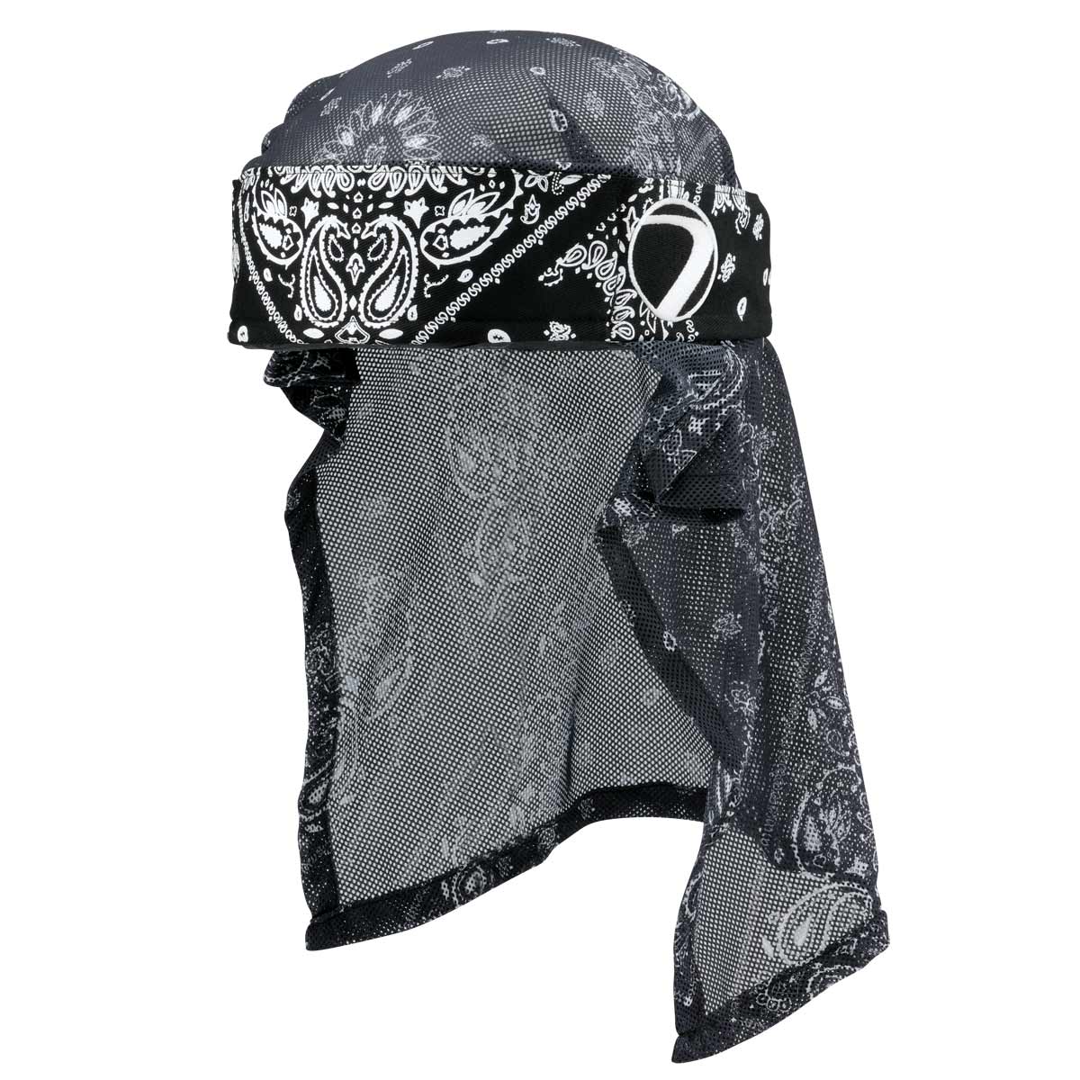 Dye Head Wrap Bandana Black