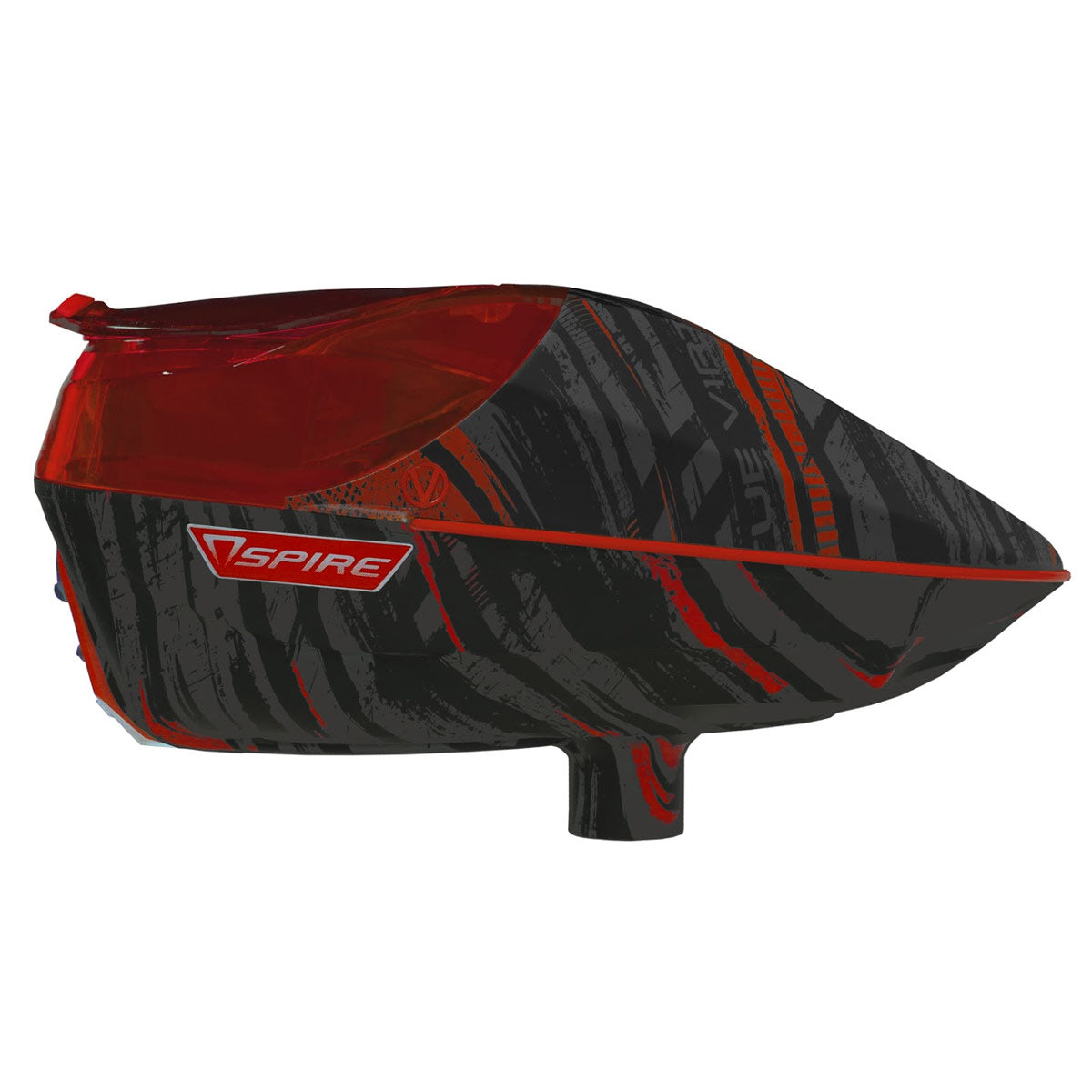 Virtue Spire 200 Paintball Hopper Graphic Red