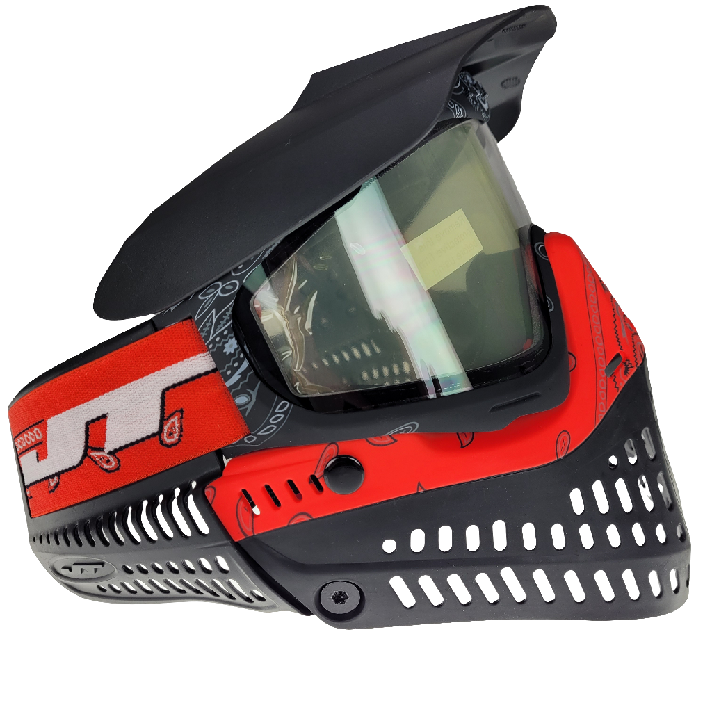 JT Proflex Bandana Goggle LE Black Red