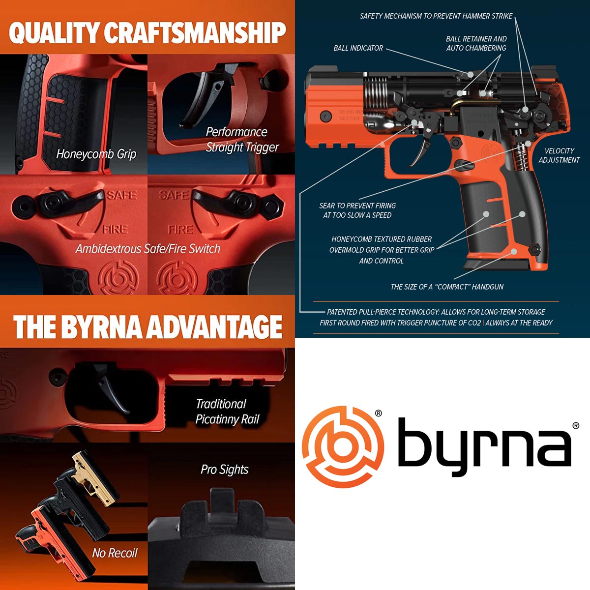 Byrna SD Launcher Pepper Kit Black