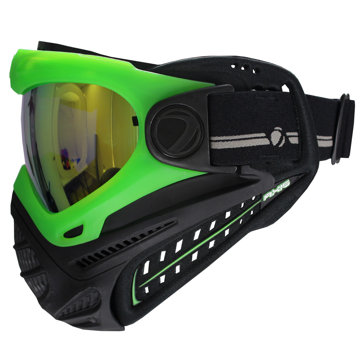 Dye Axis Pro Paintball Mask Lime Northern Lights