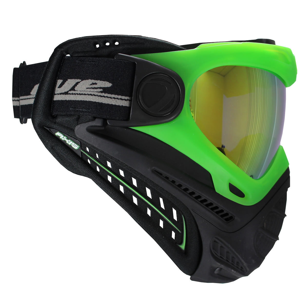 Dye Axis Pro Paintball Mask Lime Northern Lights