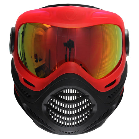 Dye Axis Pro Paintball Mask Red Bronze Fire