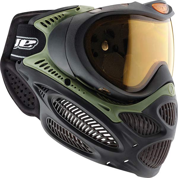 Dye I3 Invision Pro Paintball Goggles Olive