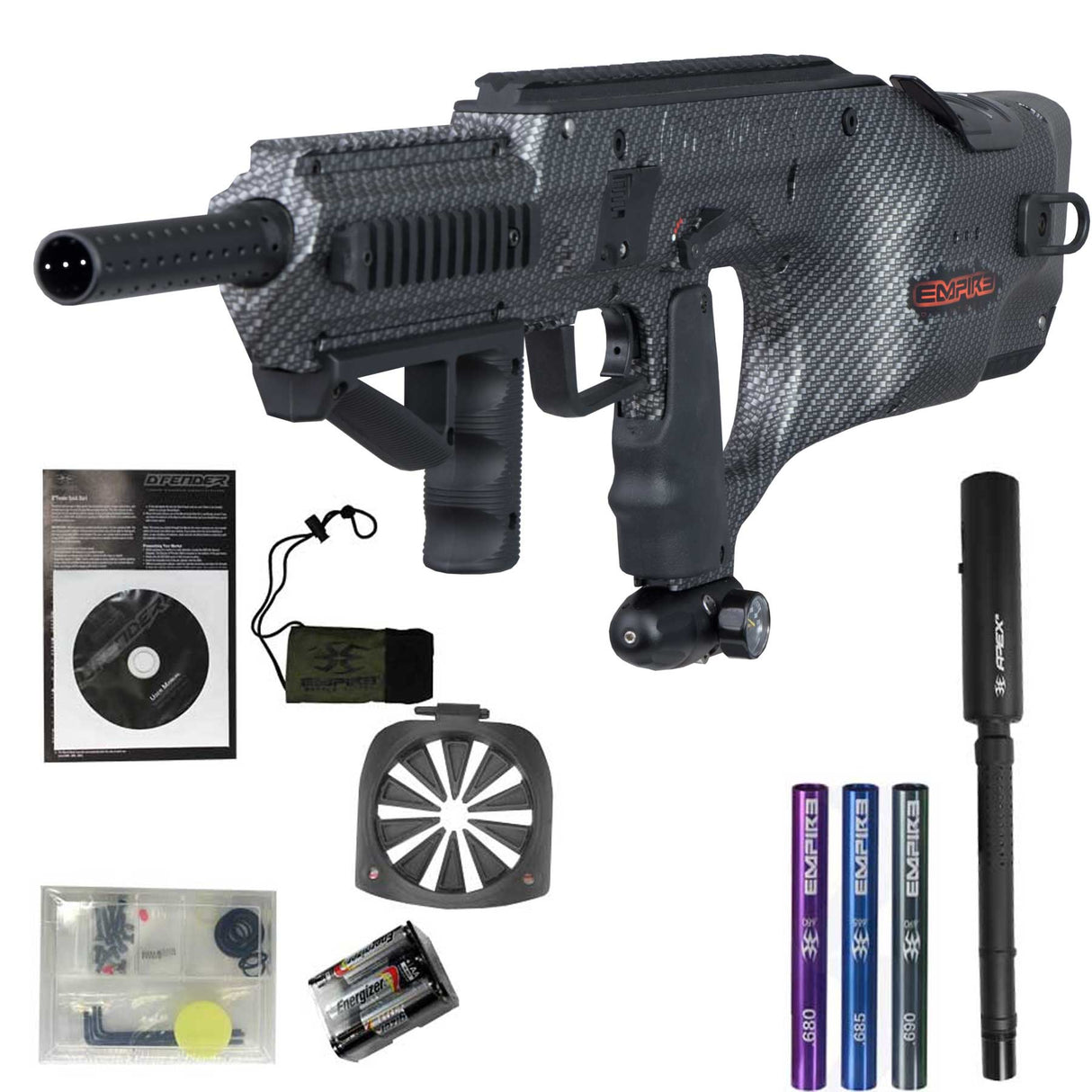 Empire BT DFender Paintball Marker LE Grey Weave