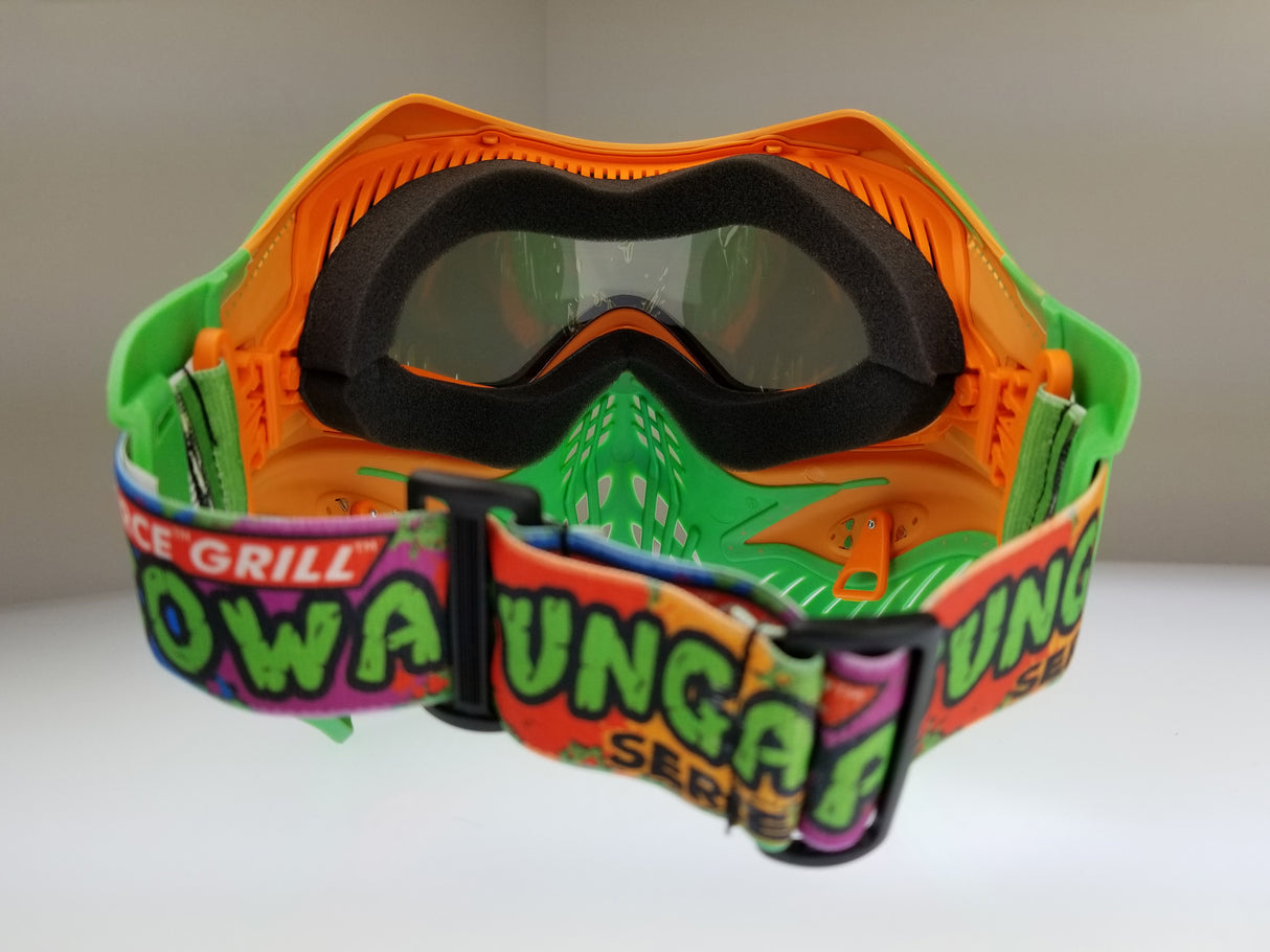 V-Force Grill Paintball Mask Cowabunga Series Orange/Green Euro Edition